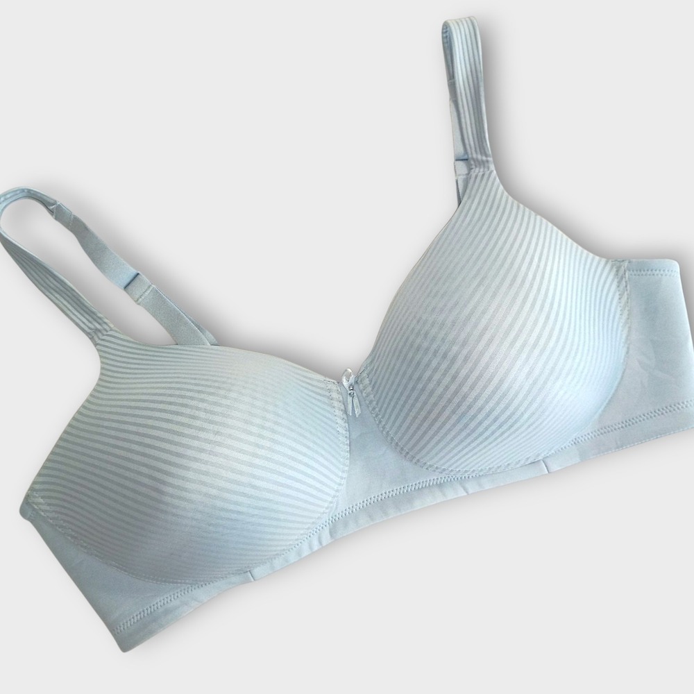 Vanity Fair Bra 42C Full Coverage Smoothing Light Blue Lined Underwire